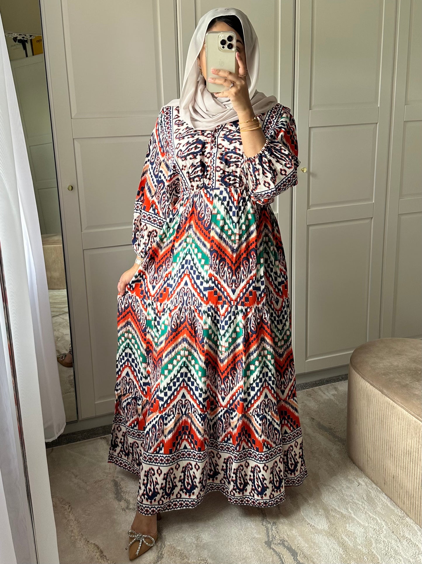 Maha Aztec Maxi Dress